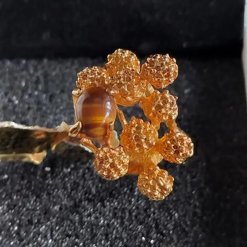 Unbranded Women's Orange and Gold Jewellery